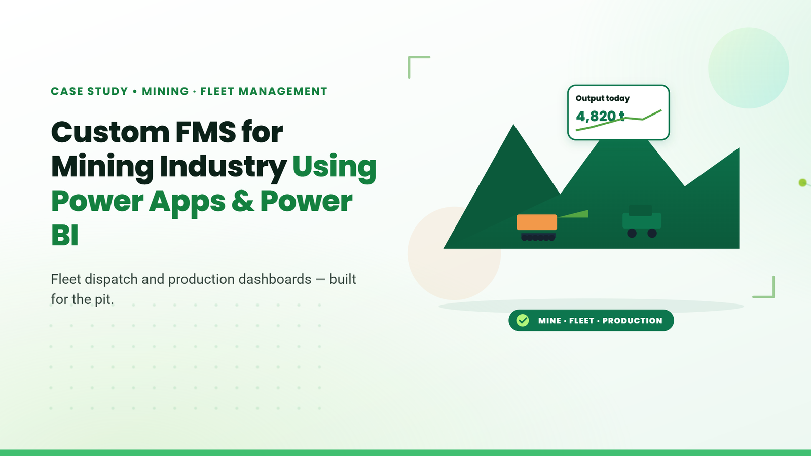 cs08 custom fms for mining industry using power apps and power bi