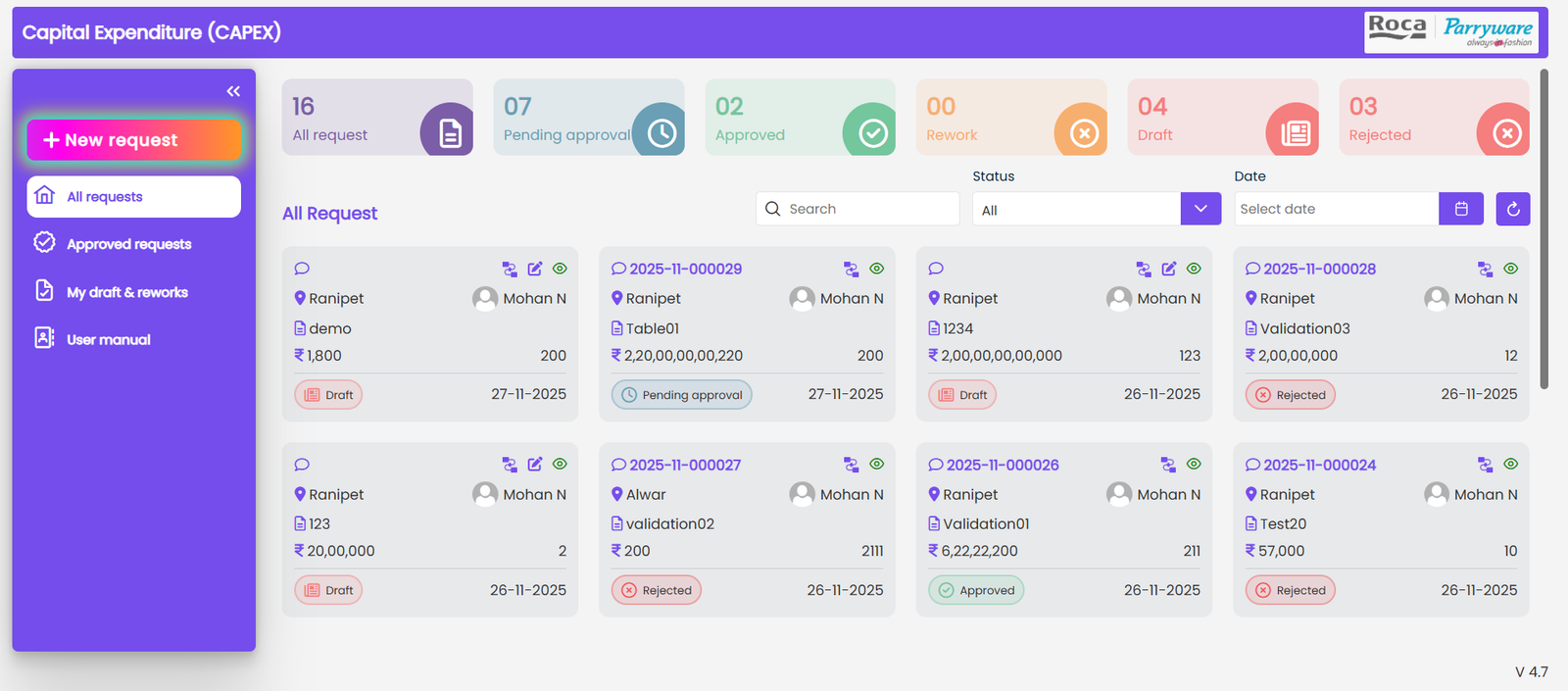 Automated Multi-Stage Approvals with Rework and Vendor Inputs