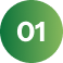 Green circular icon with the number 01