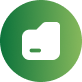 Green circular icon with a white folder and minus symbol