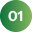 Green square badge with the number "04"
