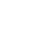 Small white clock and document icon shape decoration