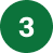 Green circular icon with a white number 3 and cursor overlay